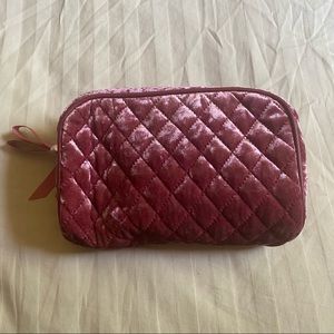 New | Velvet Cosmetic Makeup Bag + Miscellaneous Makeup Bundle